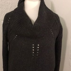 Loft medium charcoal gray sweater